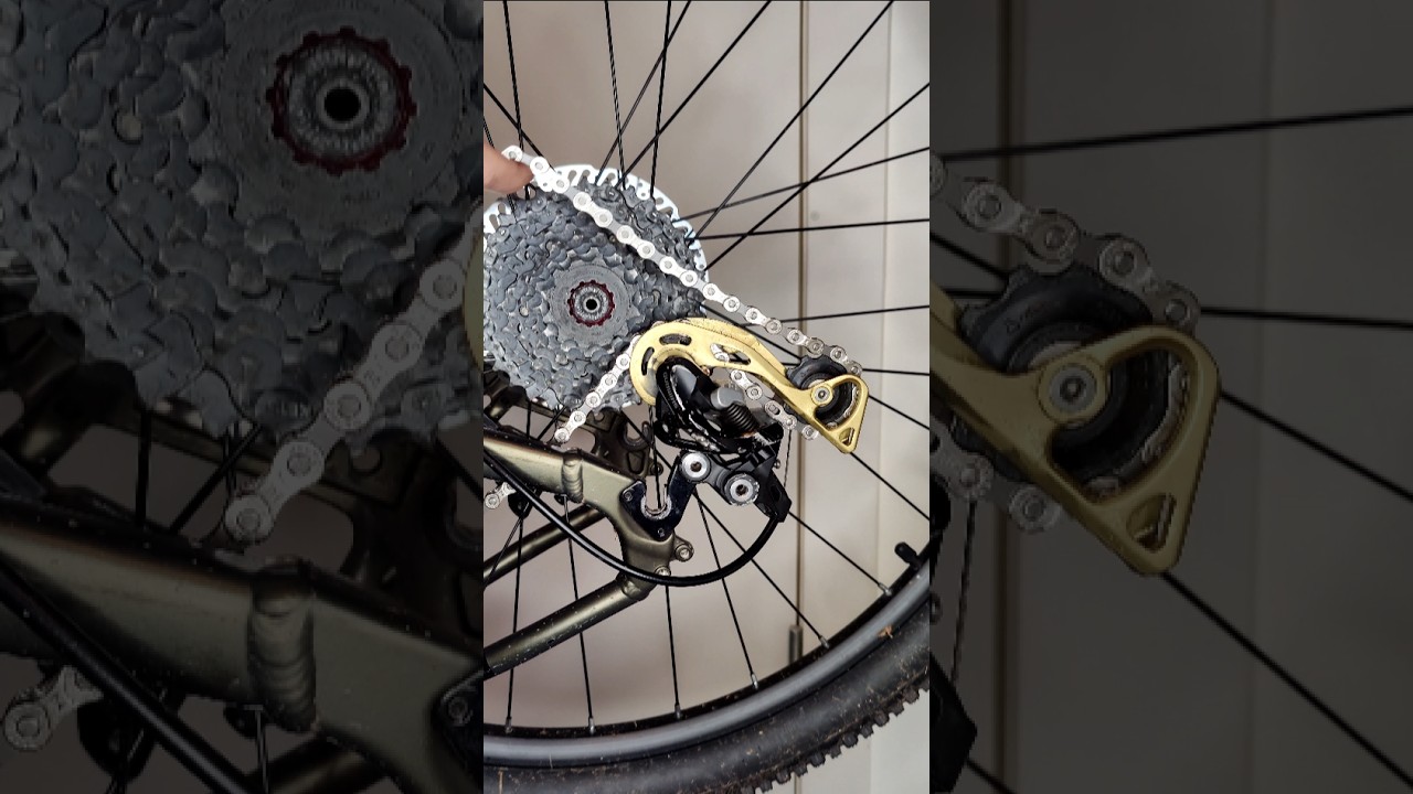 Installing a bike wheel properly (Shimano) #biketips #mtb