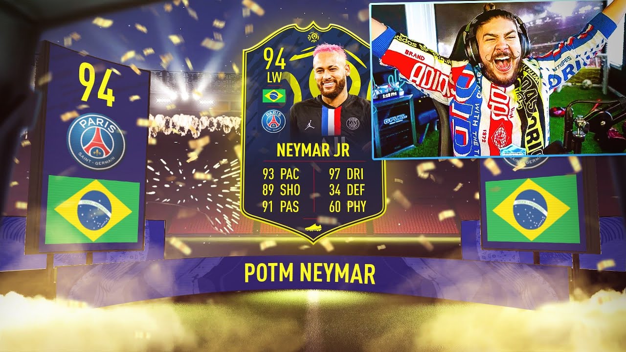 OMG I GOT 94 POTM NEYMAR!! GUARANTEED WINTER PACKS!! FIFA 20