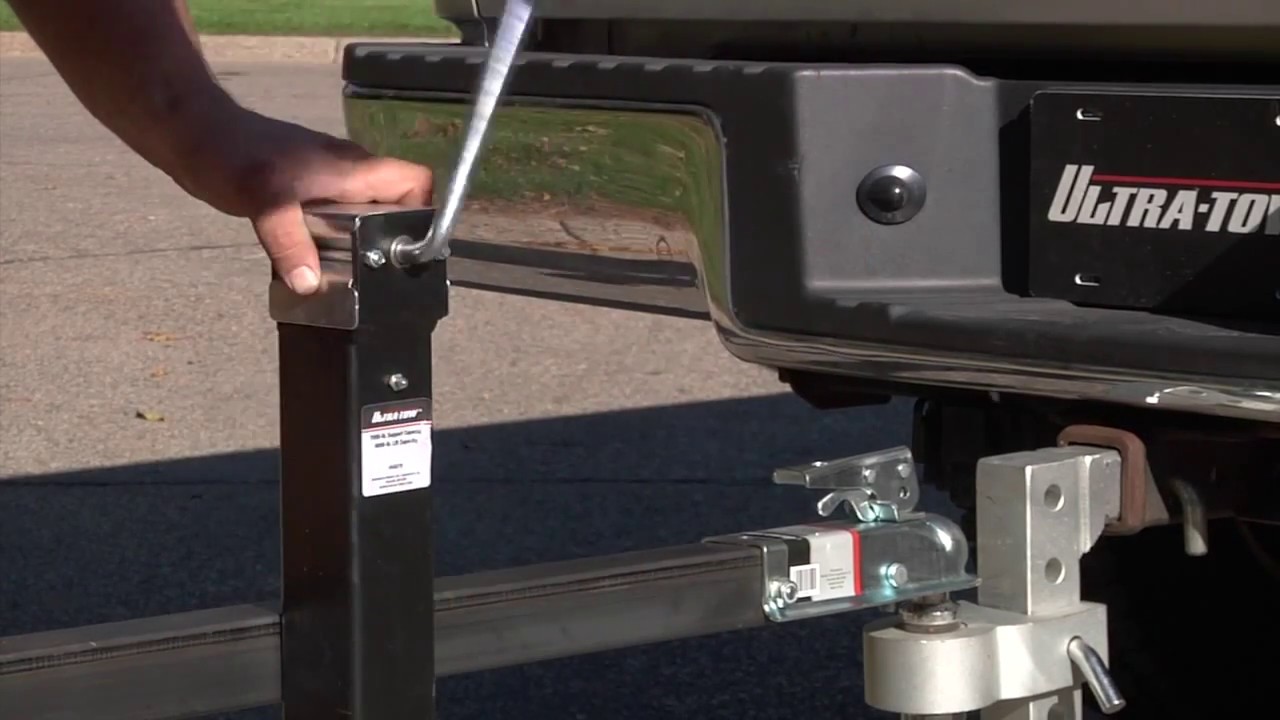 Ultra-Tow Weld-On Top-Wind Trailer Jack - 5,000lb. Lift Capacity