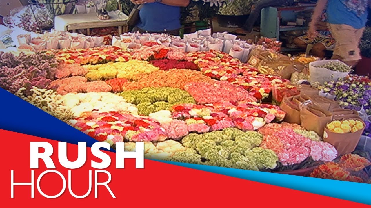 Flower prices goes up at Dangwa, Manila