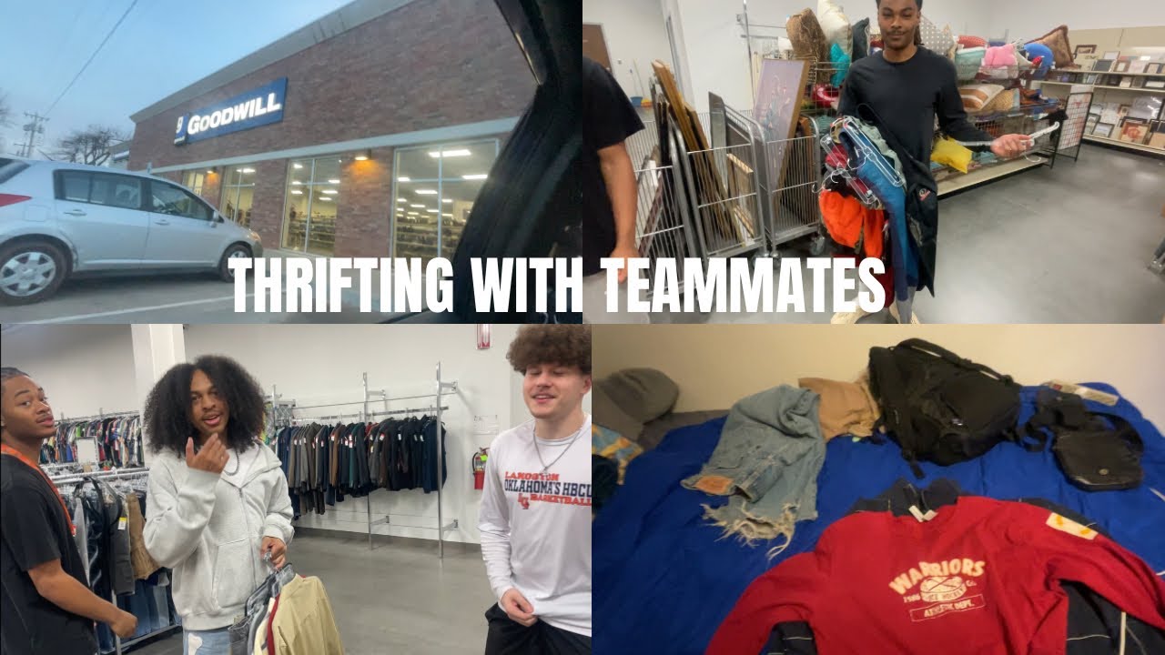Come thrifting with me & my teammates!