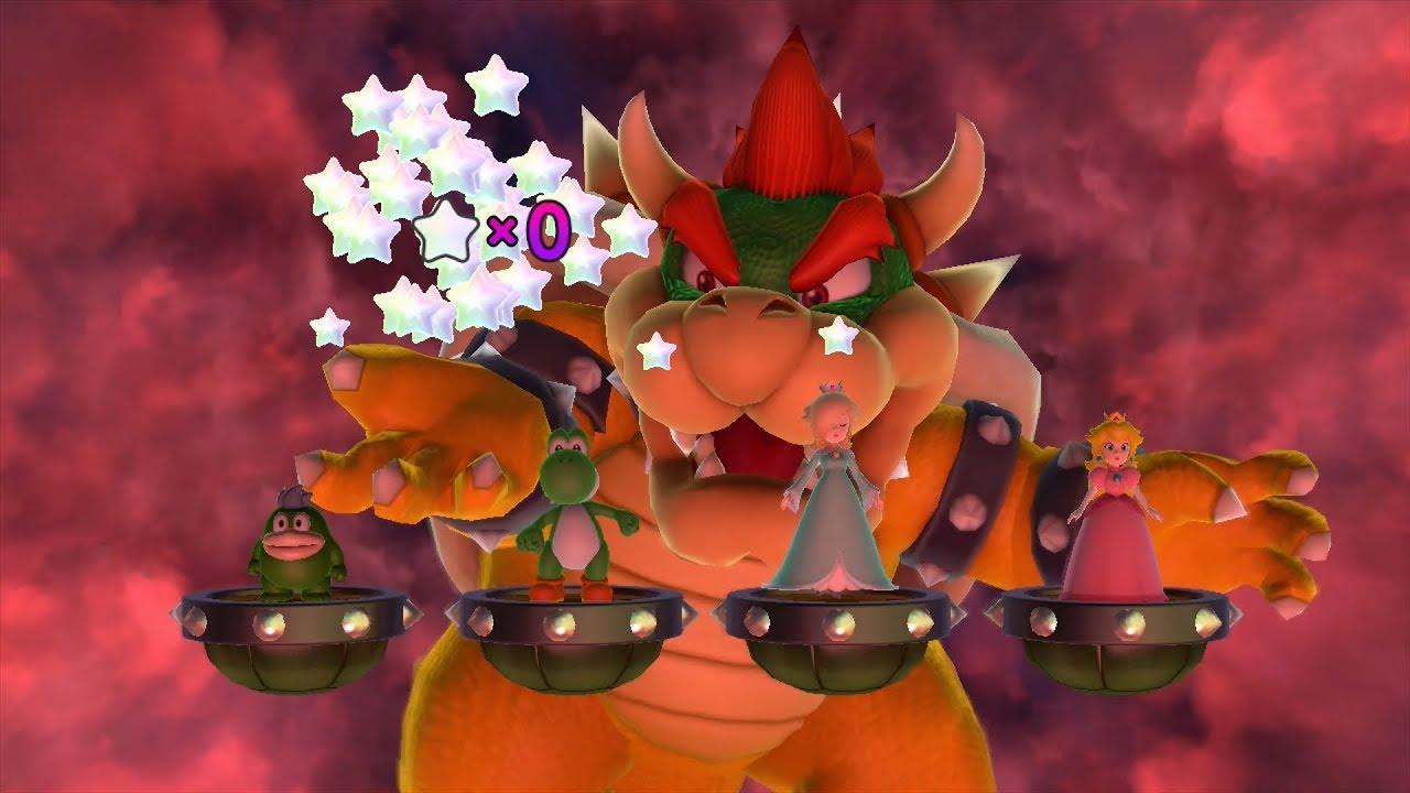 Mario Party 10 Mario Party #194 Spike vs Yoshi vs Rosalina vs Peach Airship Central Master Difficult