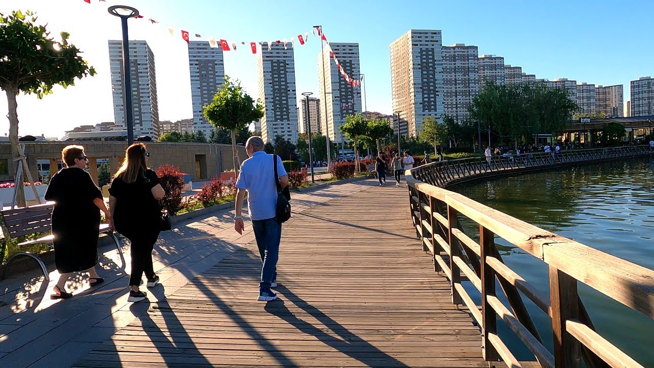 Ankara [4k60fps], Göksu Parkı'nda Yürüyüş - Park Goksu Walking Tour