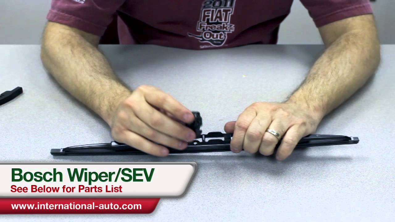 Bosch Wiper SEV adapter Installation - International Auto Parts