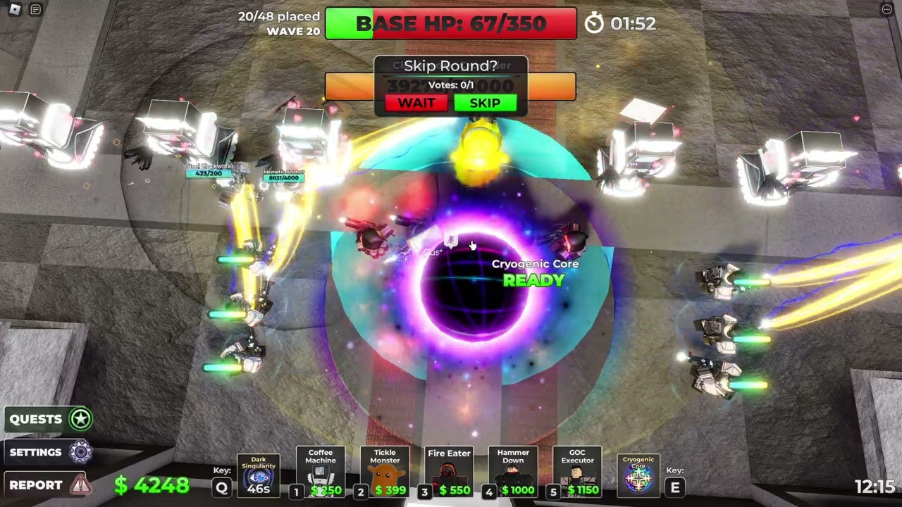 SCP Tower Defense Broken Church SOLO Without Chronoblast