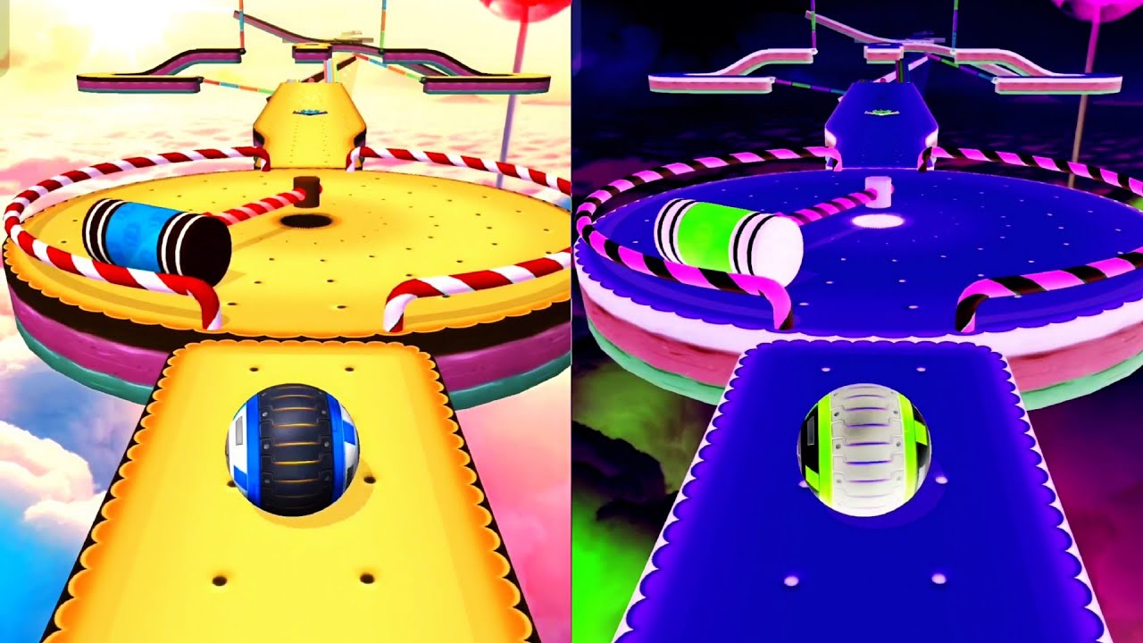 Reverse Night vs Normal &ndash; Going Balls ULTRA SKILL Speedrun! Mobile #Gaming #Ball