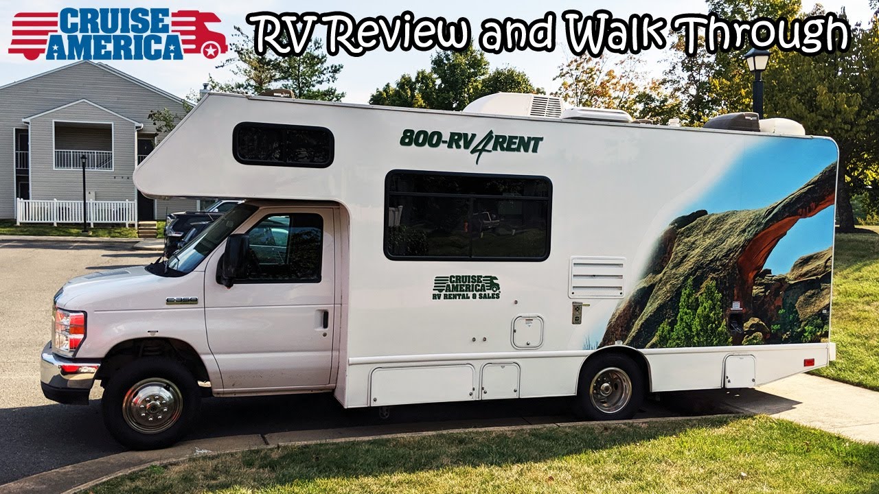 Cruise America - Review and Walk through of 25' standard 5 passenger RV