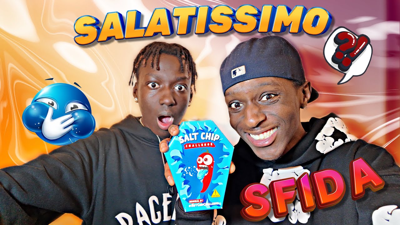 BAZY GANG SFIDATO DAL FRATELLINO CHI PERDE MANGIA LA PATATINA PIU SALATA🌎 🤣🤮