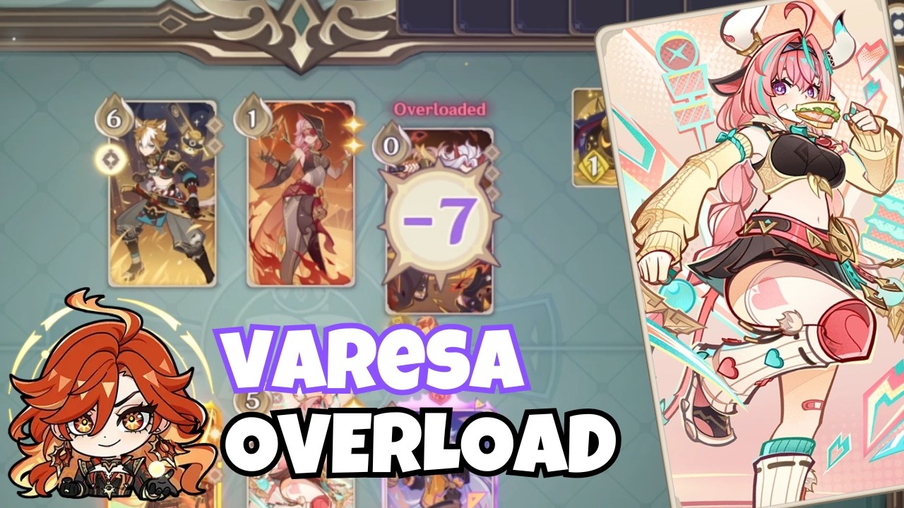 This Varesa Overloaded Deck Can Double Kill in One Round 🔥 | Genius Invokation TCG