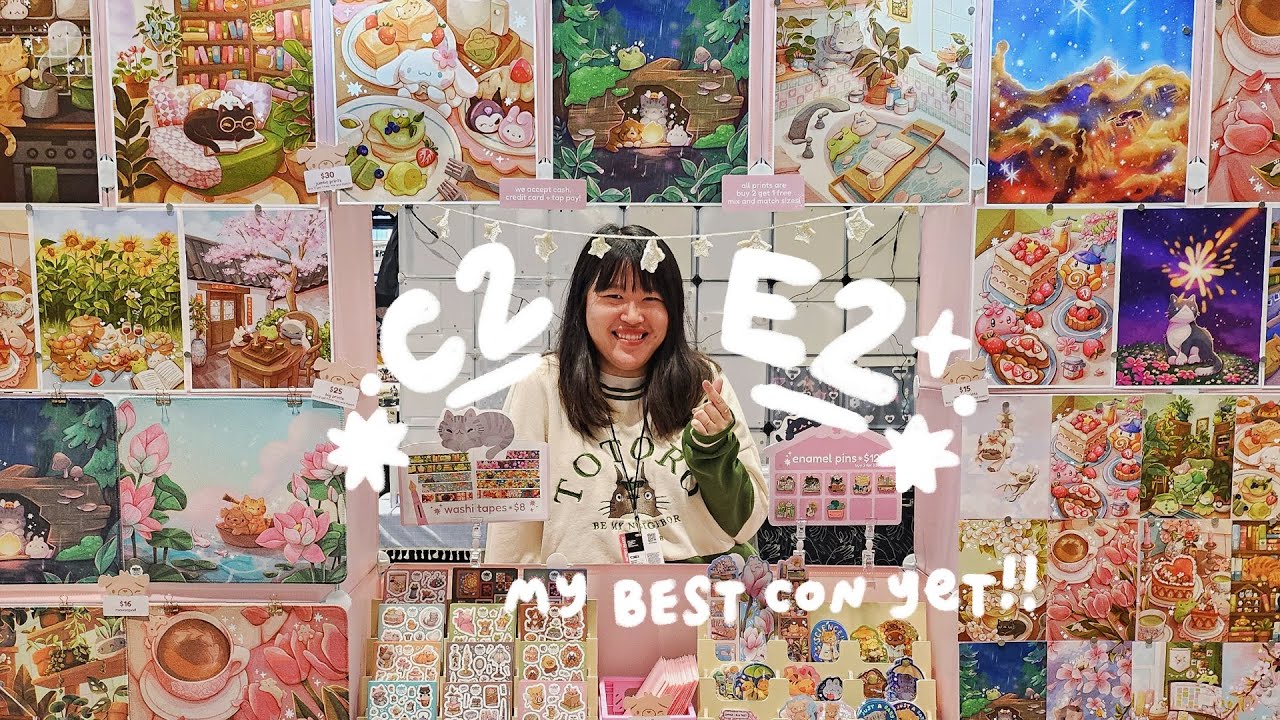 selling out at C2E2 2025 ✧ My best convention yet! artist alley tips, sales, $$$