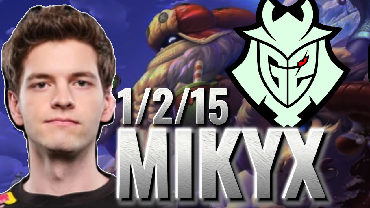 G2 MIKYX PLAY BARD SUPPORT SHOW HOW TO ROAM EARLY AND SNOBALL - League of legends gameplay