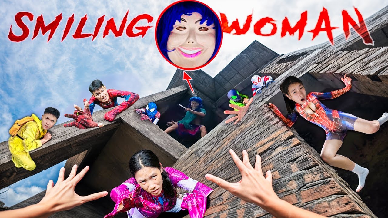 SPIDERMAN PARKOUR Vs SMILING WOMAN | Deadly Game to Save Spider Boy (Horror Story) | Epic POV