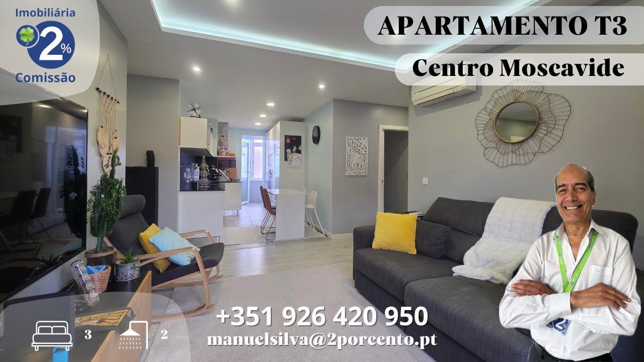 Magnifico Apartamento T3 no Centro de Moscavide