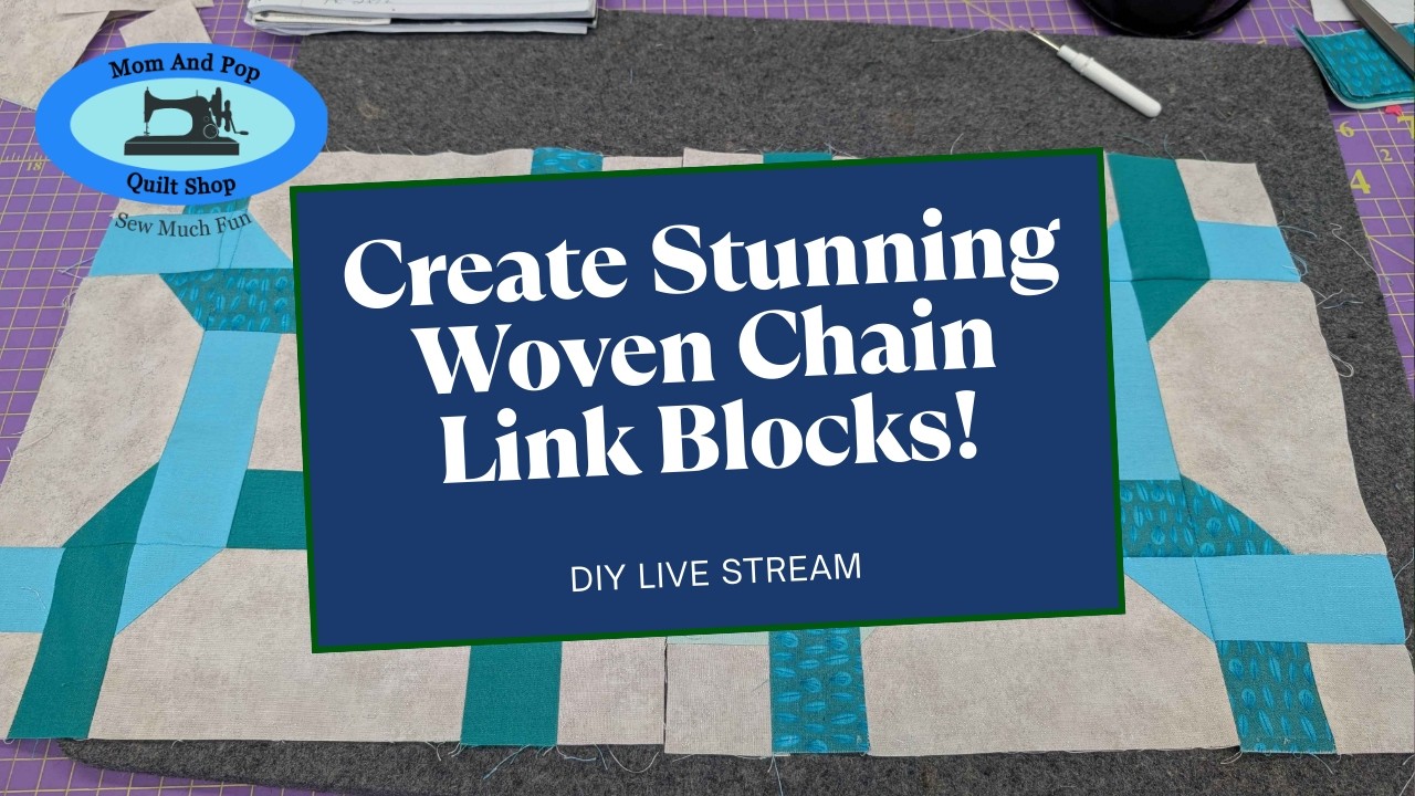 Finishing The Stunning Woven Chain Link Quilt!
