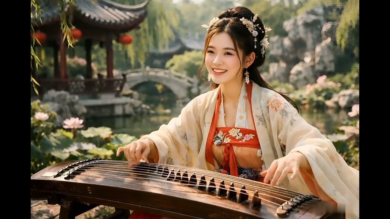 รอยยิ้มของสายกู่เจิง 🌸🎐😄Smiles on the Strings 🌸🎐😄《笑语琴声》🌸🎐