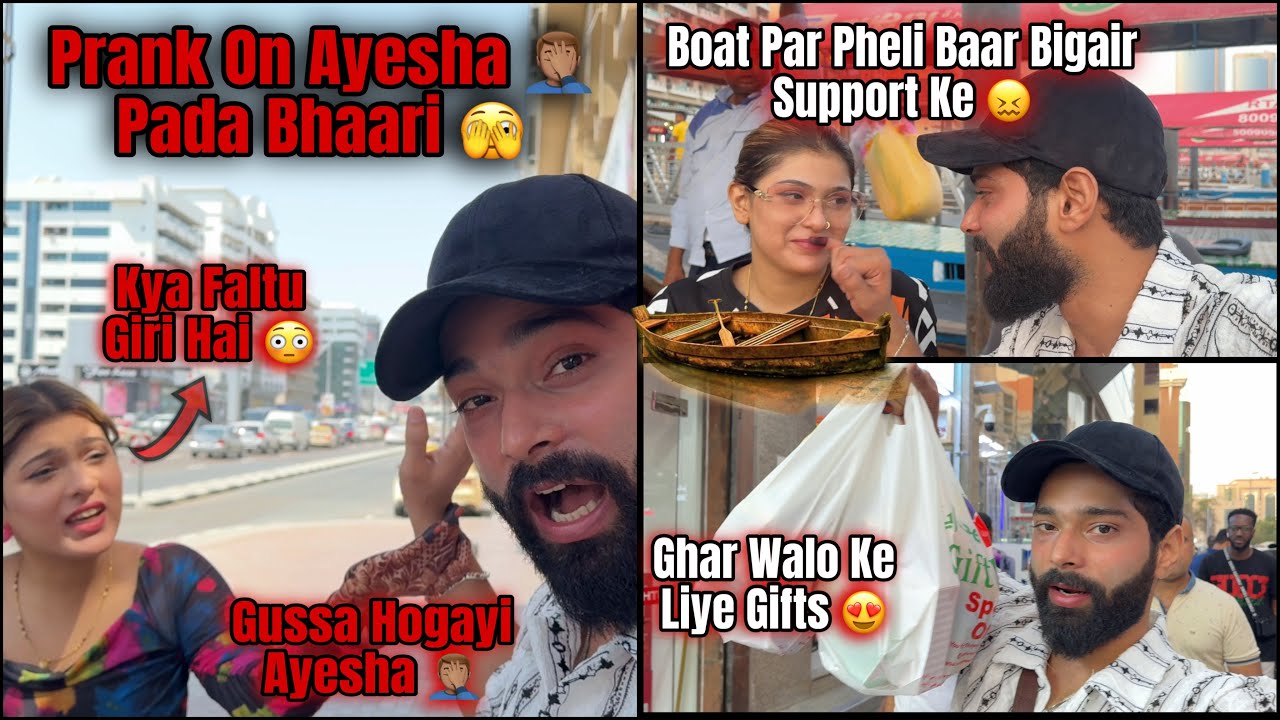Ayesha Par Instant Prank Mob Ghum Gaya😳 Gussa Hogayi 🤦🏽‍♂️Dubai Shopping | Fokats | Abresh & Zeeshan
