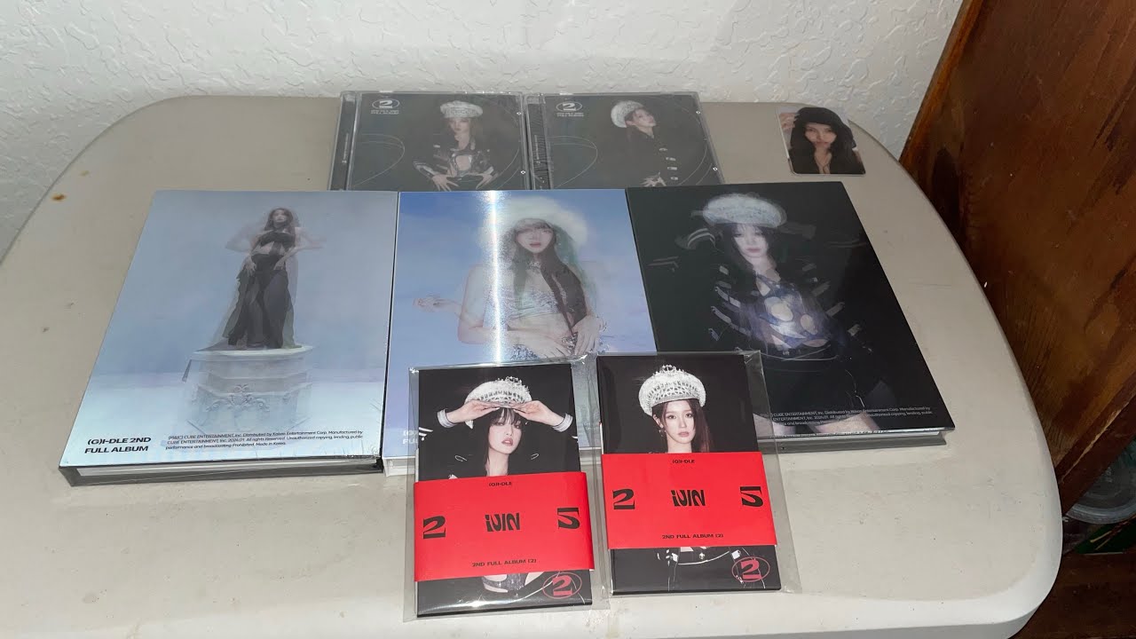 (G)I-dle 2nd Full Album 2 Unboxing (Photobook, Jewel Case, Poca Ver + Ktown4u Pobs)