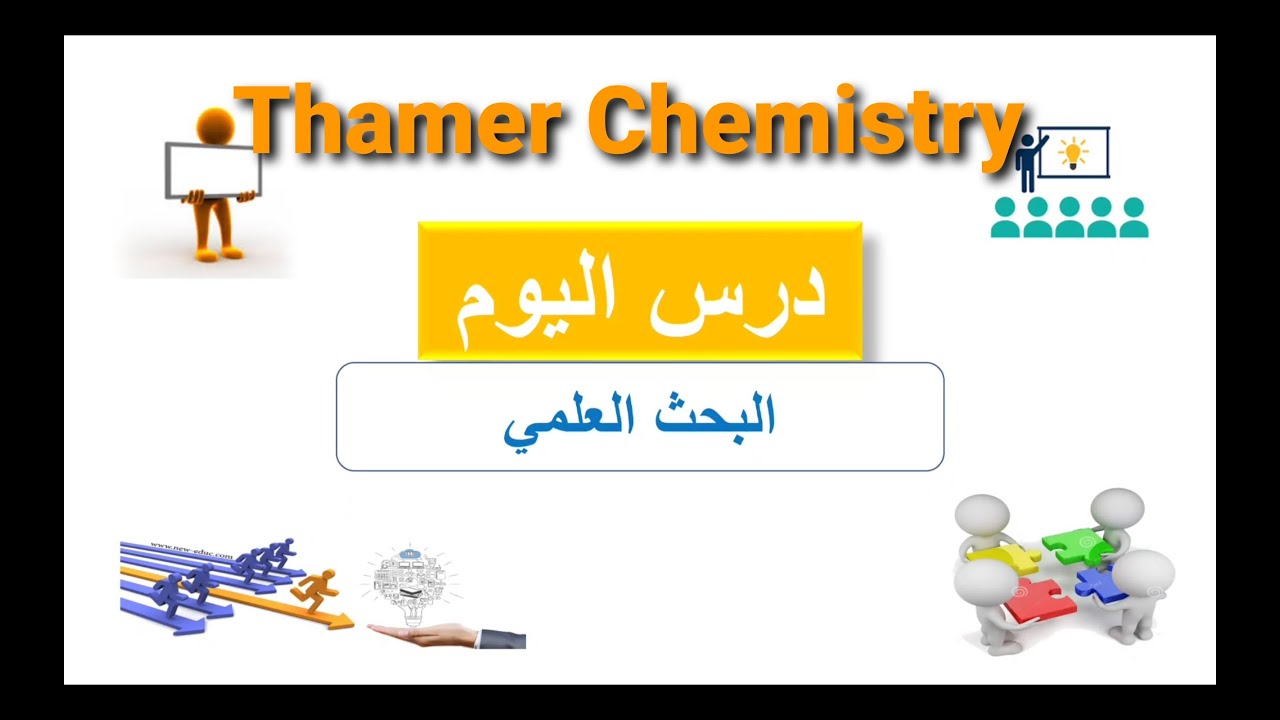 شرح درس ( البحث العلمي ) كيمياء 1 الصف الأول ثانوي لعام 1445