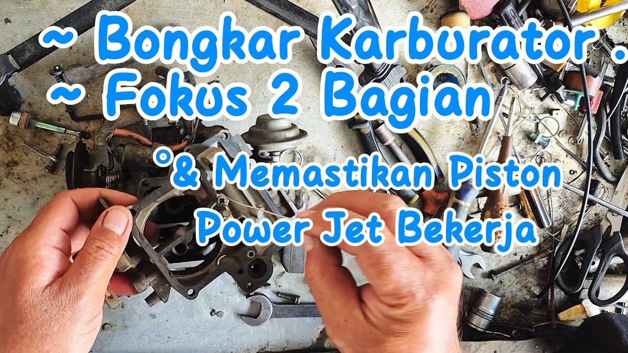 Bongkar Karburator Kijang 7K , Perhatikan Spuyer Stasioner,Lubang Udaranya,Spuyer Primer .
