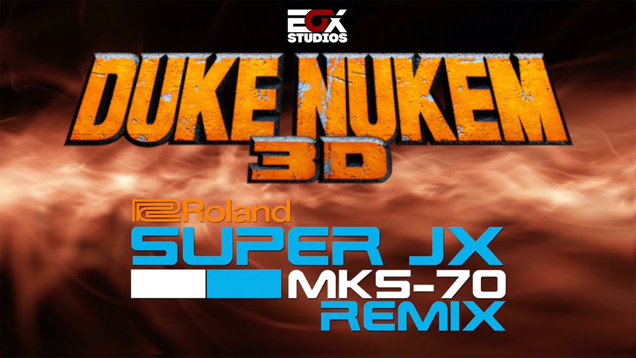 Duke Nukem 3D on a Roland Super JX (MKS-70)