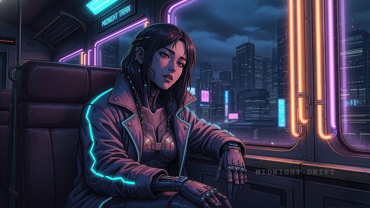 Neon Rail Solitude — An Emotional Midnight Synthwave Journey