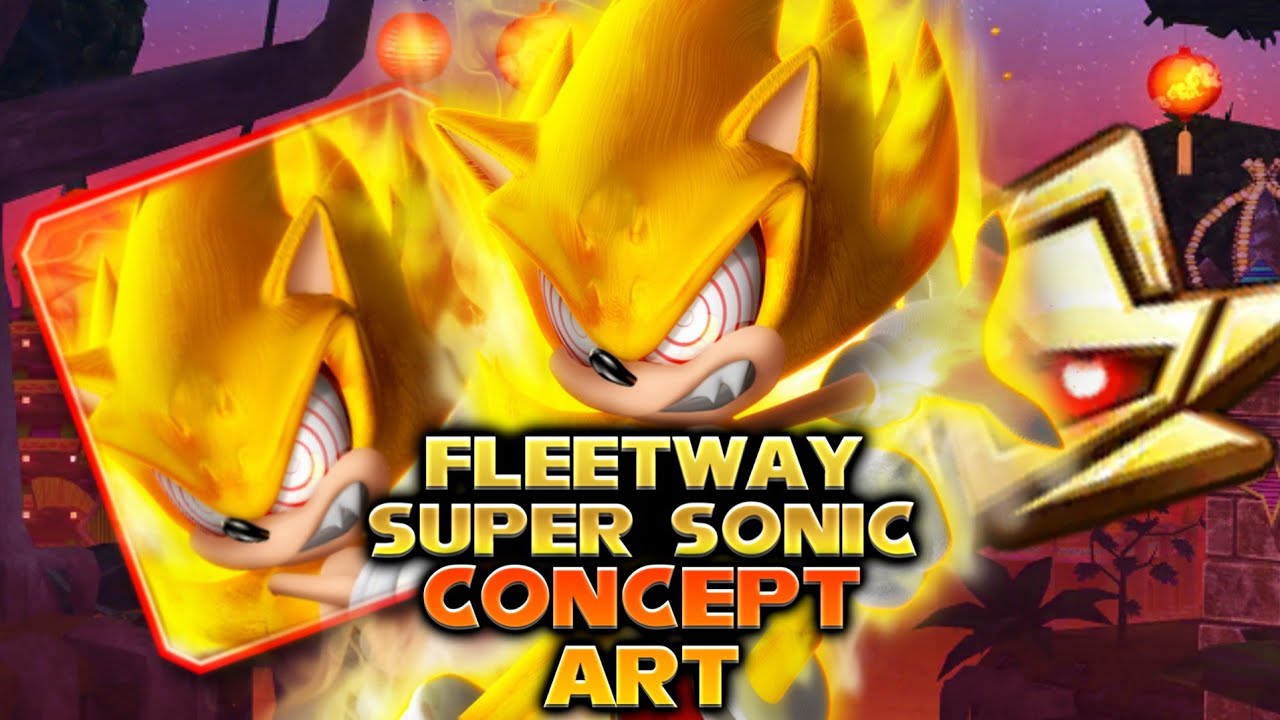 Especial de halloween [Super sonic fleetway Concept arts] - Sonic fortes speed battle