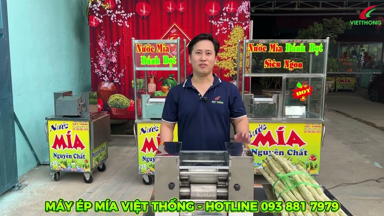💥 Review 4 mẫu xe nước mía siêu sạch mới 2026 #vietthong #xenuocmiasieusach #xenuocmiataobot