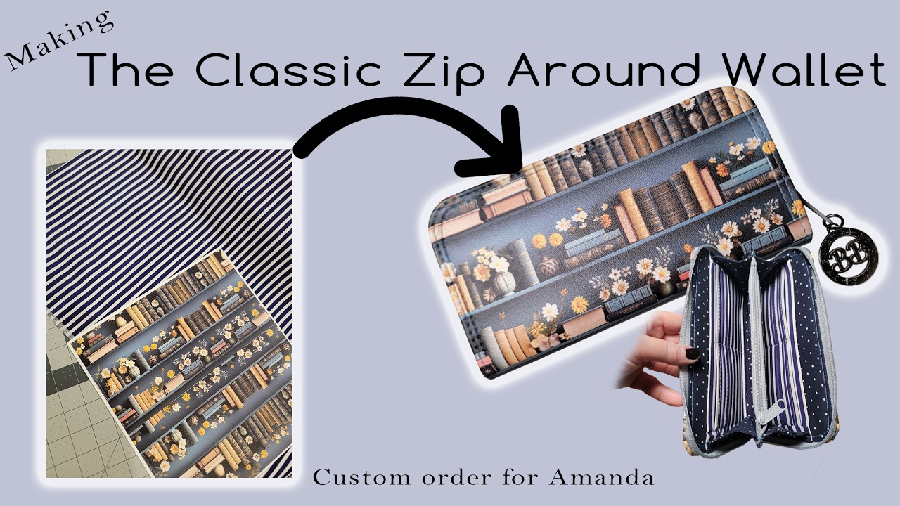 Custom order for Amanda- Classic Zip Around Wallet by Maggie55