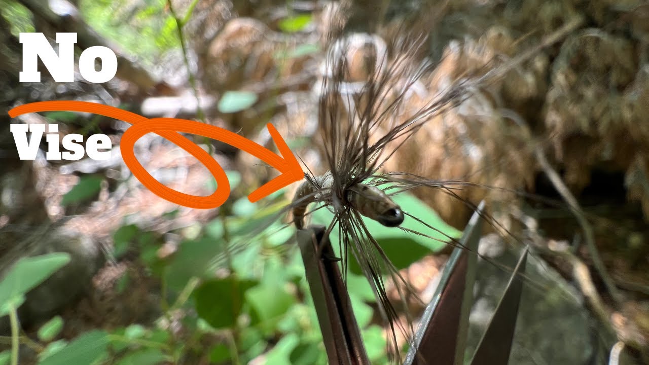 NO Vise-Fly Tying | Tying “In Hand” Creekside | Flyfisher-Tech E09
