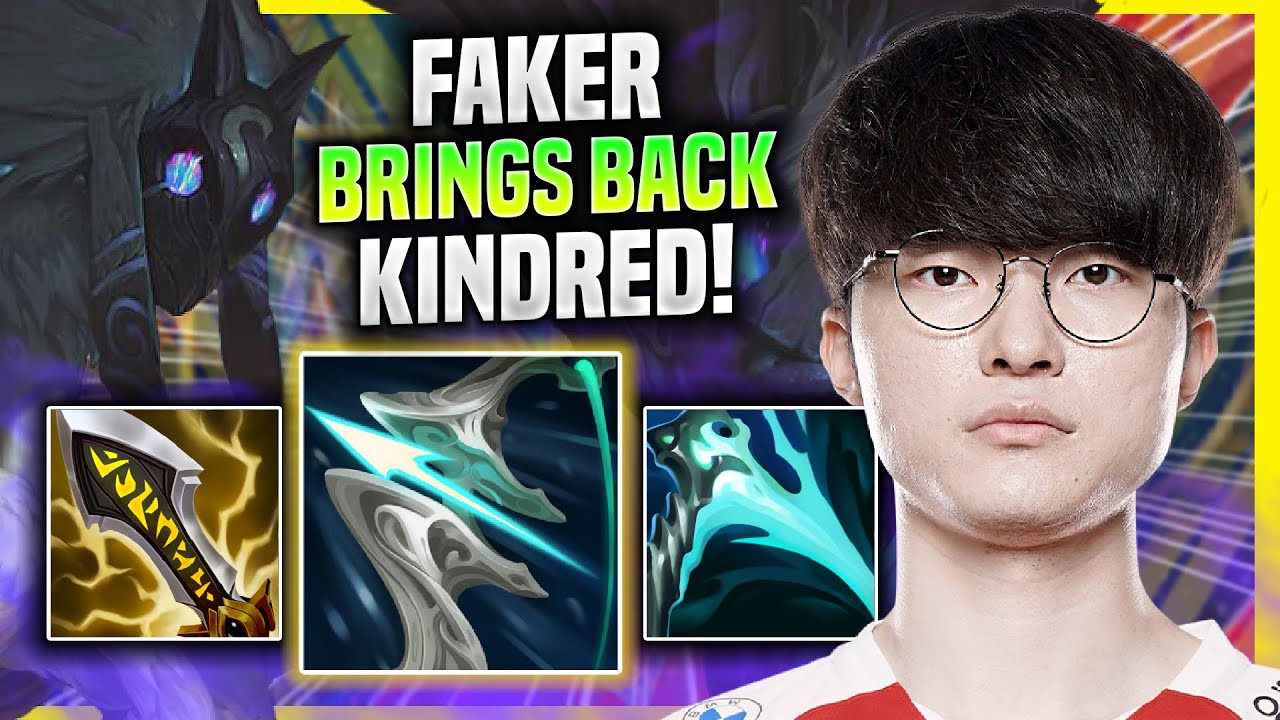FAKER BRINGS BACK KINDRED MID IN EUW SOLOQ! - T1 Faker Plays Kindred MID vs Galio!