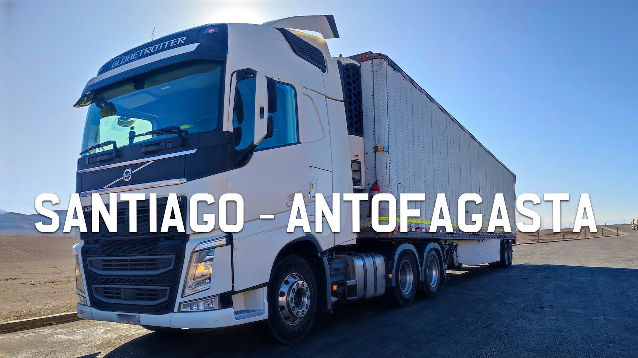 Stgo. - Antofagasta 16 septiembre Volvo FH 460 - POV driving truck