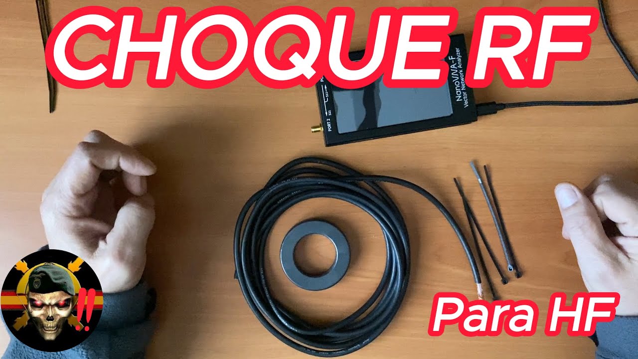 ✅✅Como construir un choque rf para hf, con toroidal ft240-43