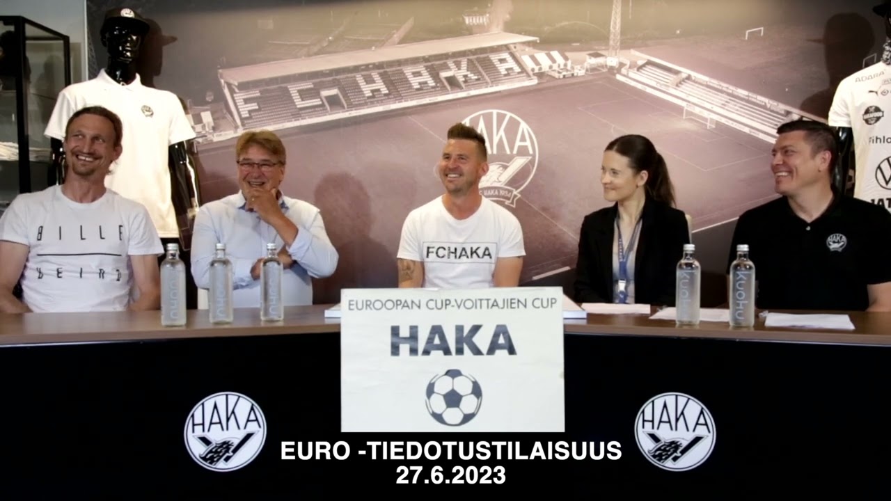FC Hakan Euro -tiedotustilaisuus 27.6.2023, Tehtaan kenttä