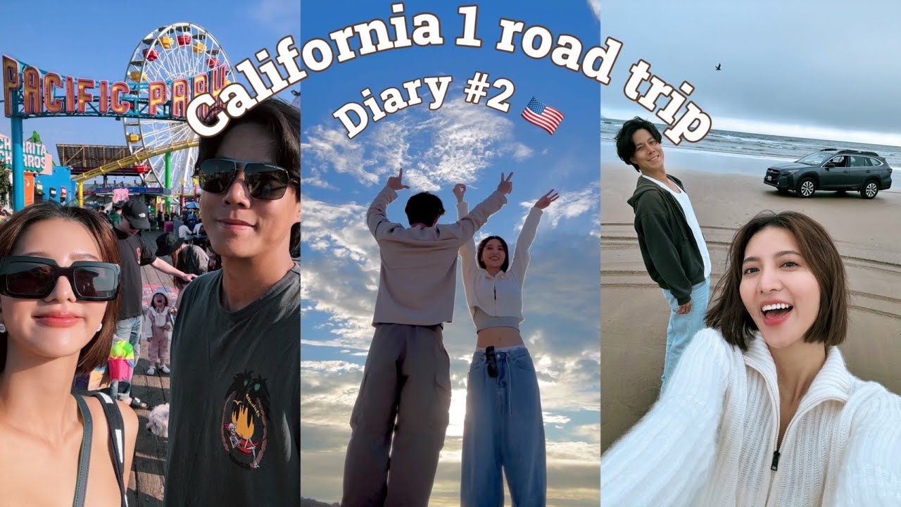 在美國生活一個月的Vlog🇺🇸1號公路旅行 ep.2