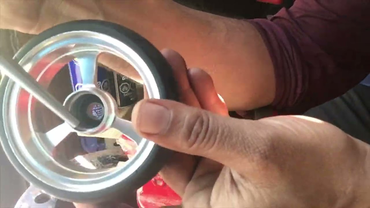 How to replace wheelchair caster bearings