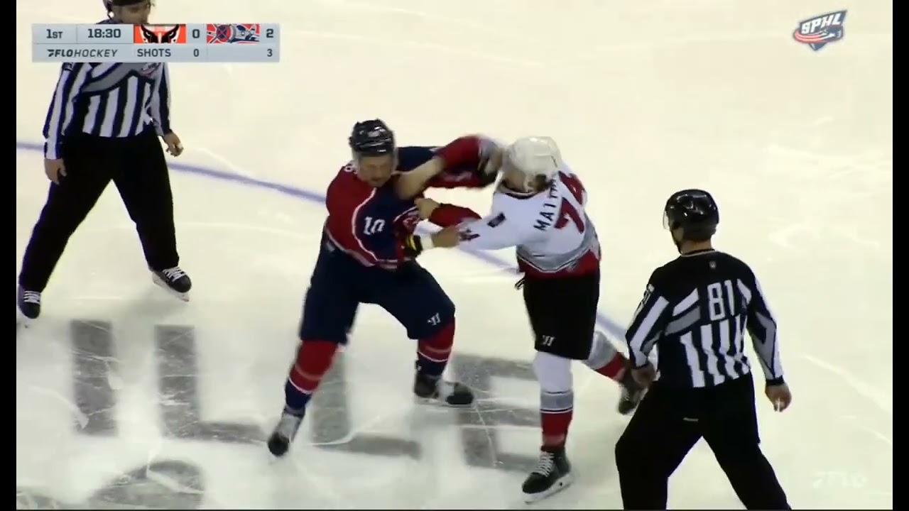 Kyler Matthews vs Bronson Adams SPHL Apr 4/25