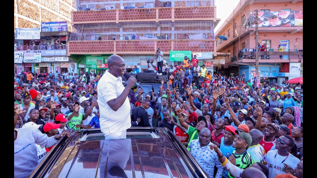 LIVE: Rigathi Gachagua & His Allies Engaging the Public in Roysambu Consitutency.