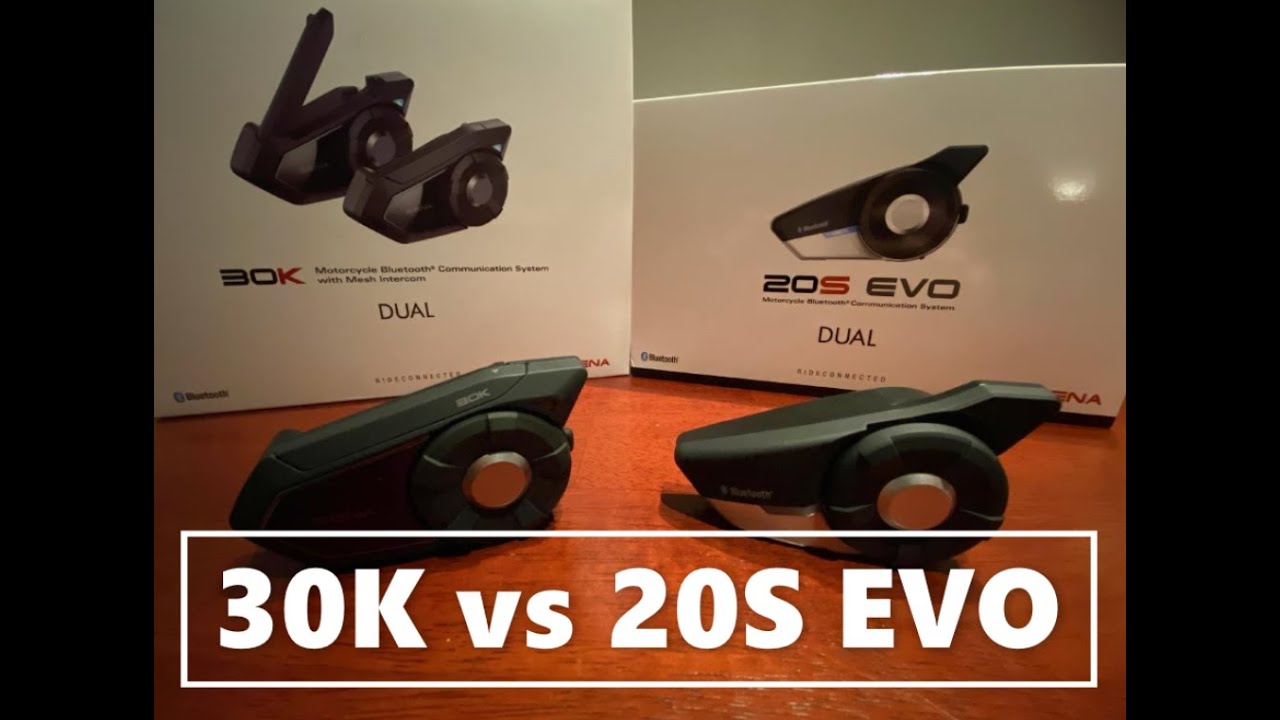 SENA 30K vs 20S EVO comparison // Honest Review