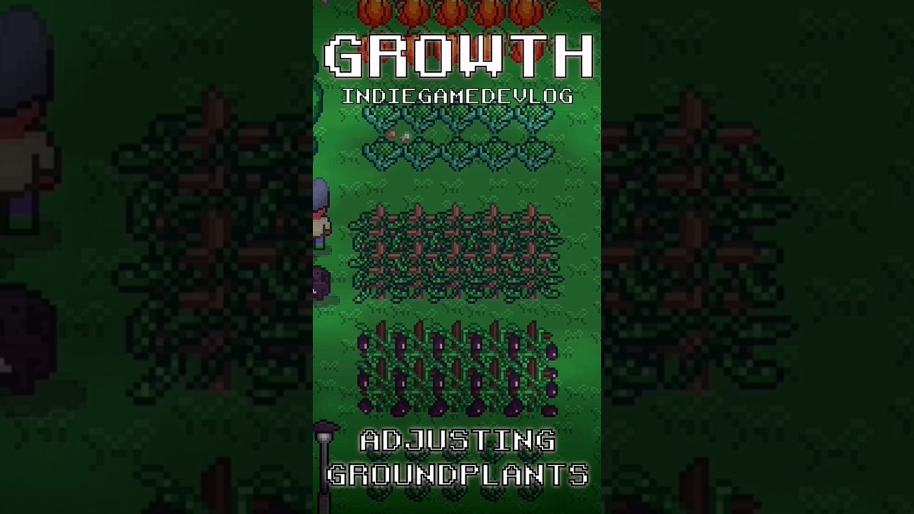 Godot 4 Growth DevLog [255] - Better plants #gamedev #godot #indiedev #godotengine #shorts