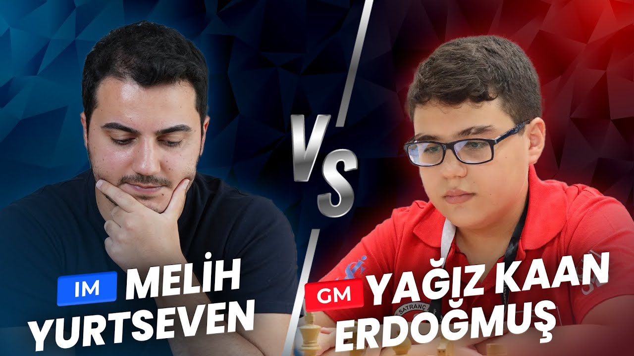 IM Melih Yurtseven VS GM Yağız Kaan Erdoğmuş | PhillipCapital Altın Vezir Açılış Satranç Turnuvası
