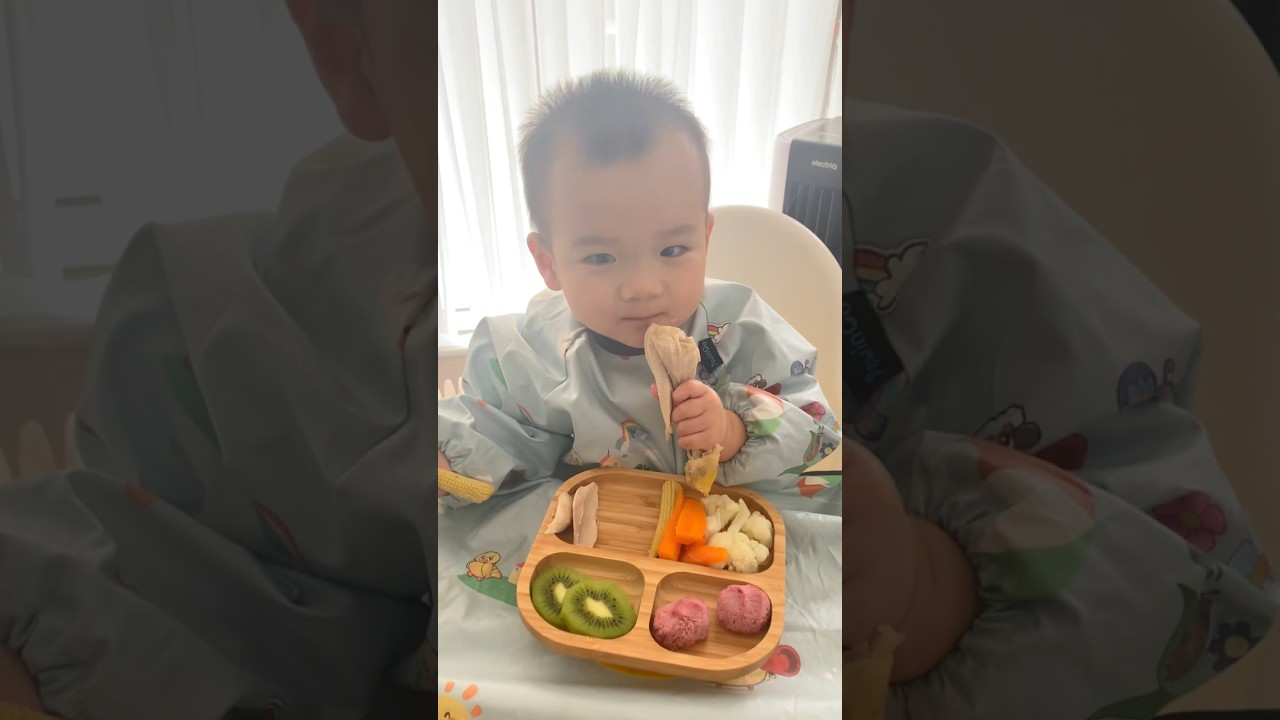🍗Chicken drumstick for baby 🍗 - avoid this dangerous BLW mistake. #BabyLedWeaning #cooking