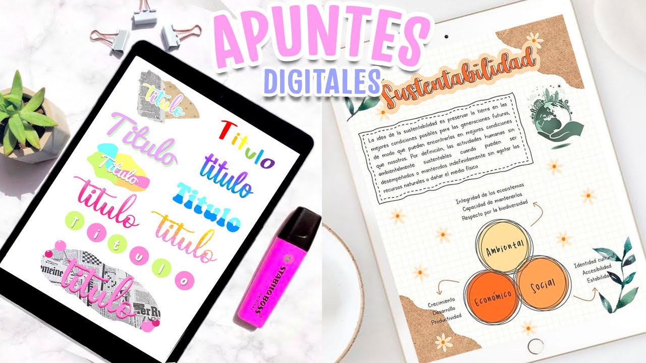10 IDEAS PARA HACER TAREAS Y APUNTES DIGITALES USANDO WORD! TITULOS BONITOS Y FACILES