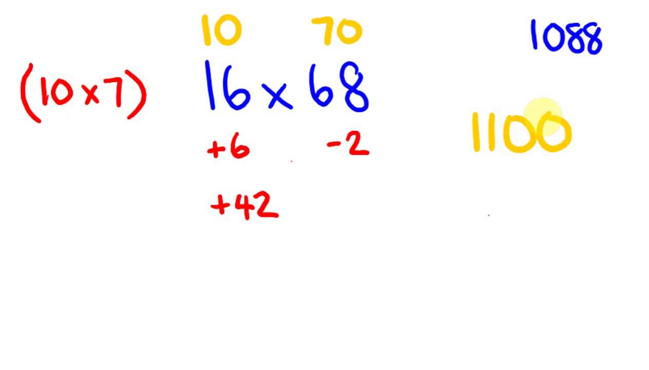 Multiplication trick using estimation