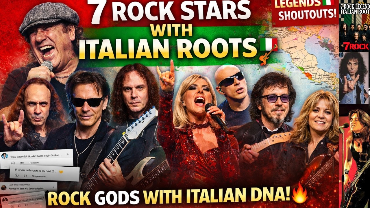 7 More Rock Legends with Italian Roots – Your Picks! 🇮🇹🎸 Fan driven clickbait