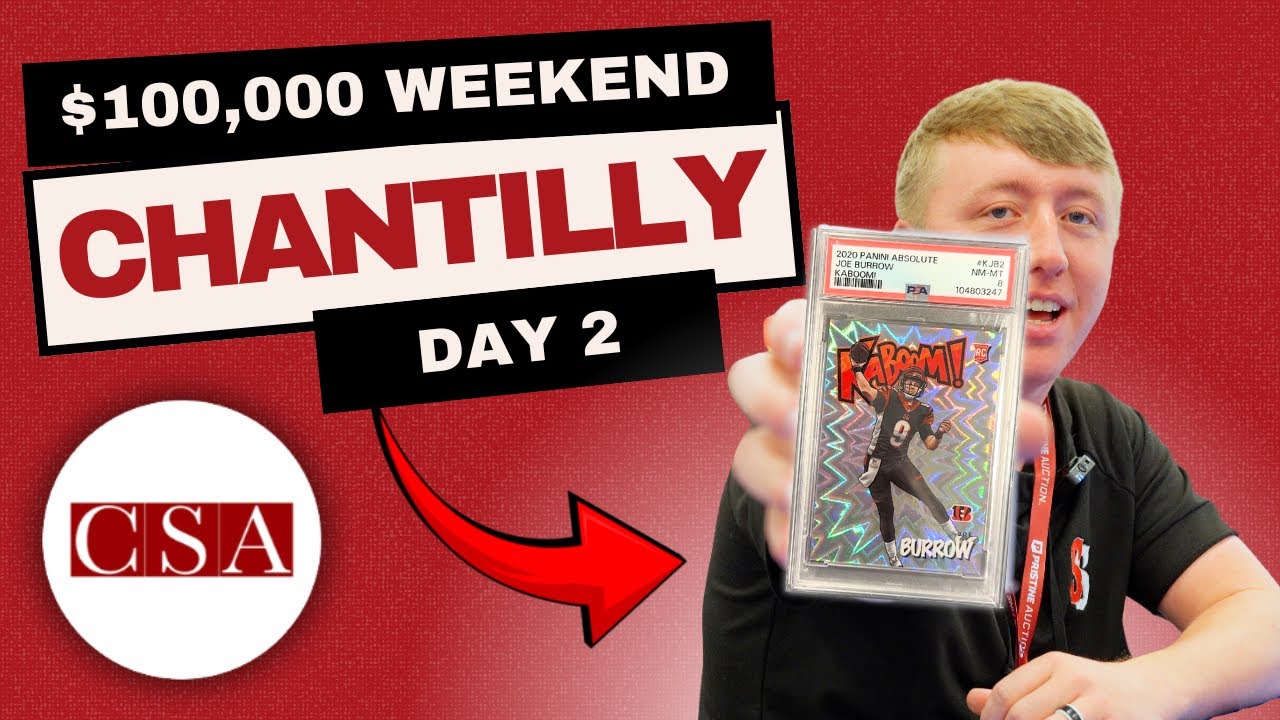 $100,000+ WEEKEND AT THE CHANTILLY CARD SHOW: DAY 2 ✌🏻 💰
