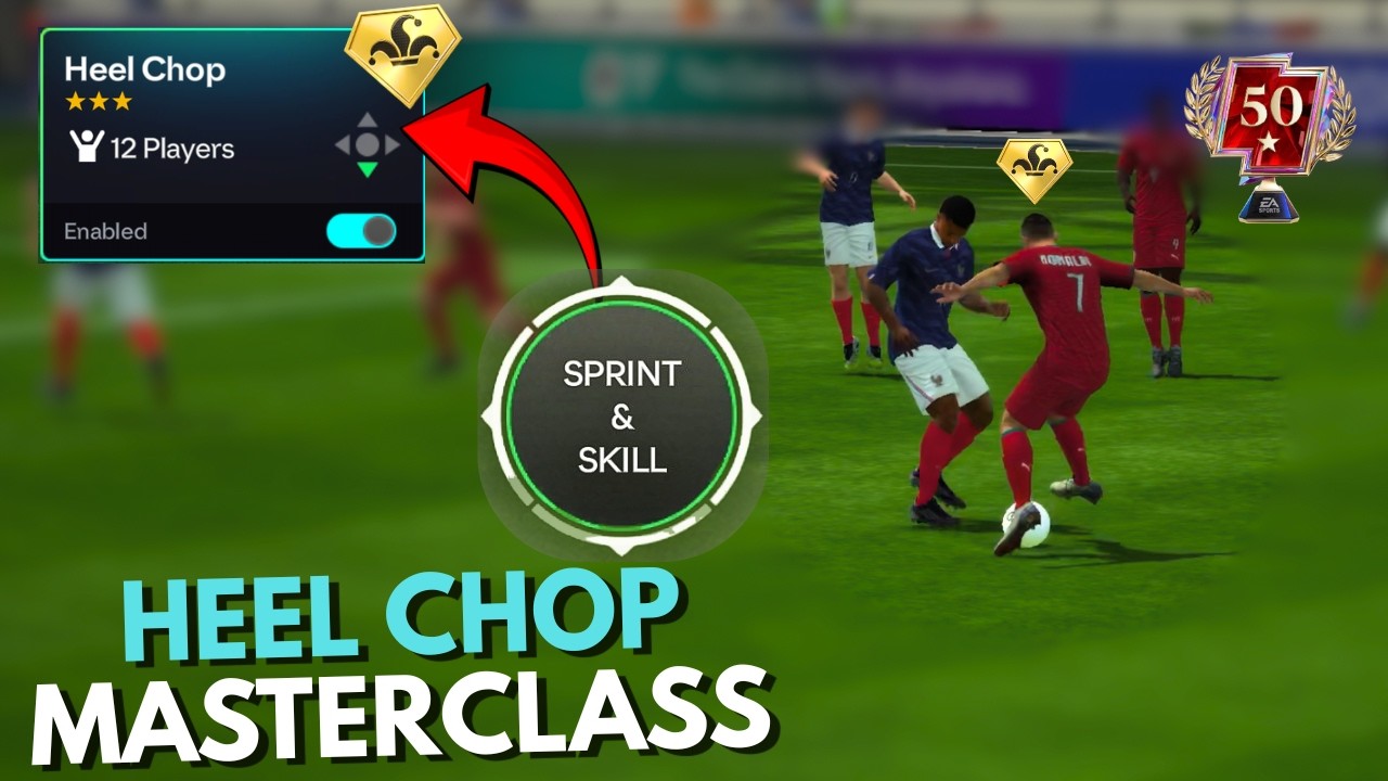 HEEL CHOP Masterclass🔥 - The Best Skill Move After Buff in FC Mobile!
