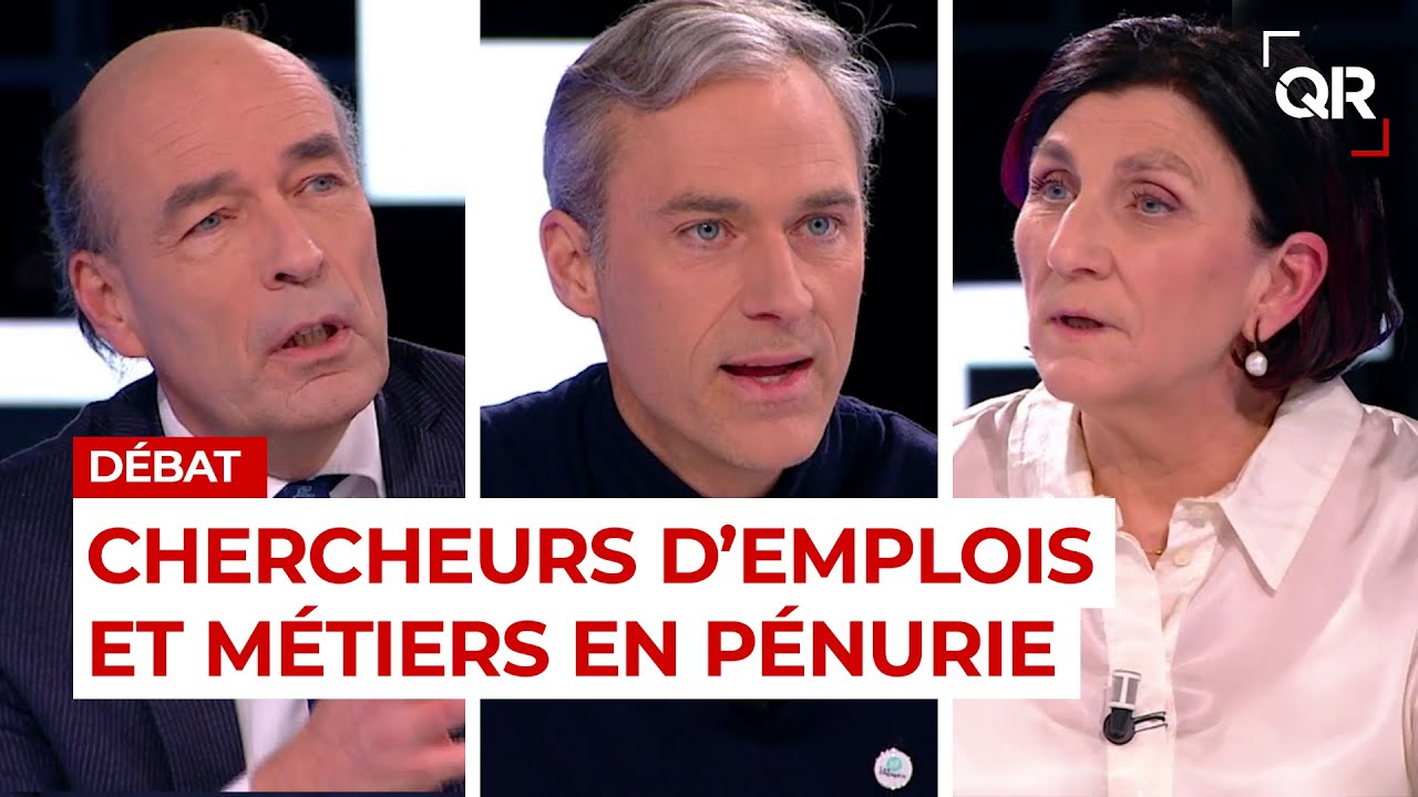 Chômage : pousser les demandeurs d'emploi vers les métiers en pénurie ?  - QR Le Débat