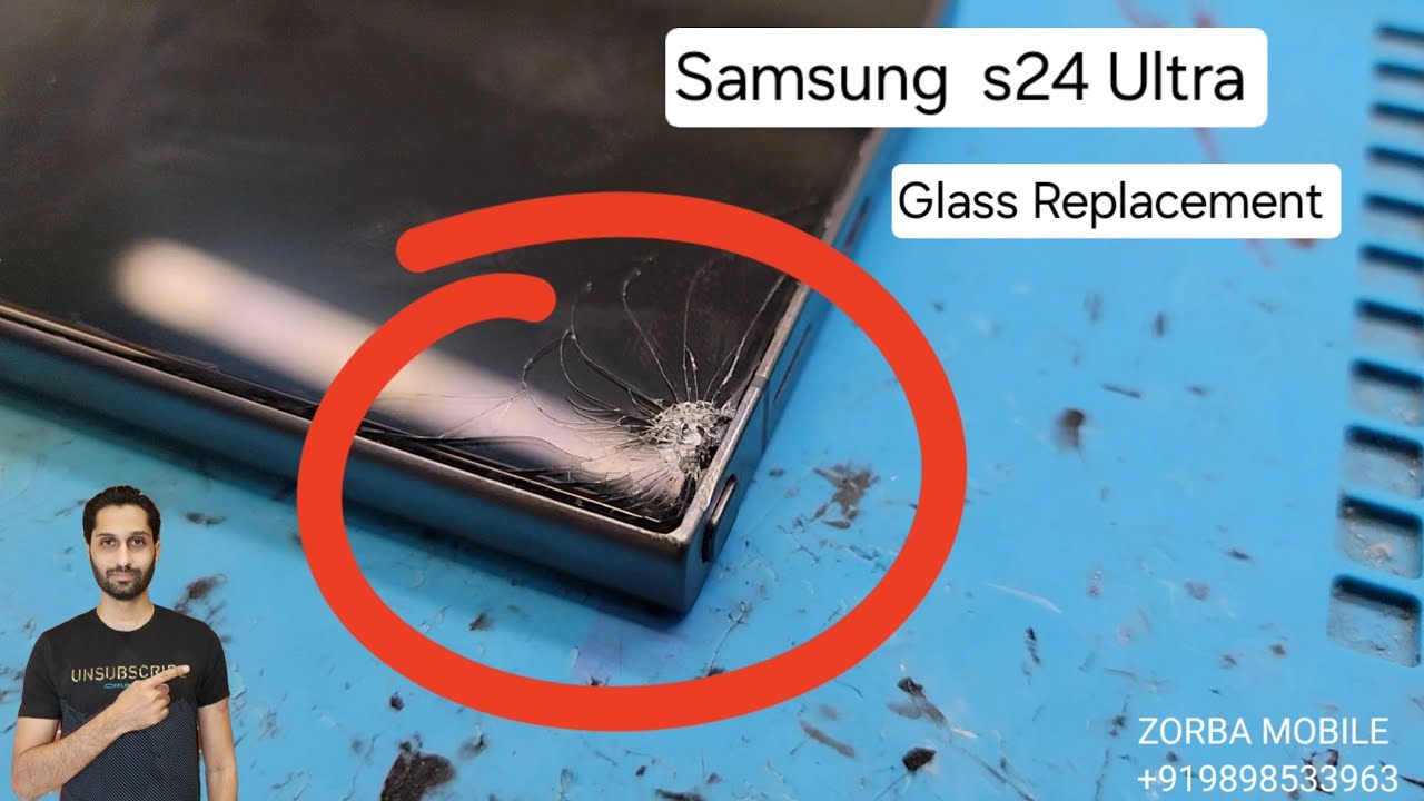 Samsung S24 Ultra Display Glass Replacement. Samsung S24 ultra ka Glass Kese Change kare