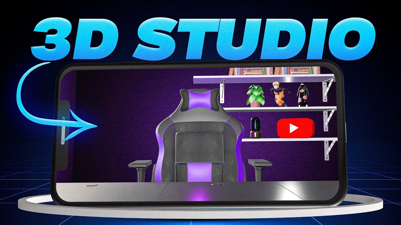 How To Create 3D STUDIO in MOBILE For Free || 3D STUDIO