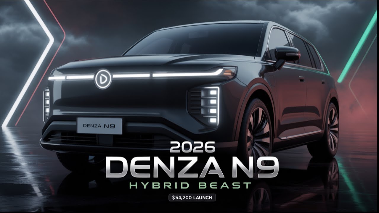 BYD&rsquo;s 2026 Denza N9 PHEV: Launched at $54,200 With Beastly Specs!